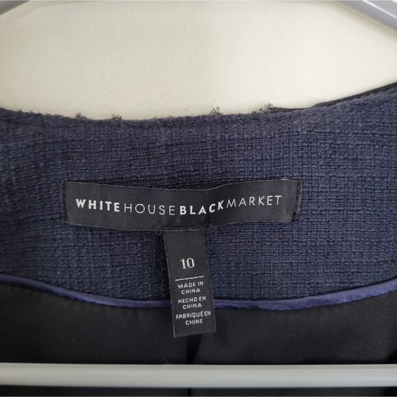 White House Black Market Crop Tweed Jacket - Picture 6 of 11
